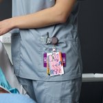 Personalisierte EKG EKG Rhythmus Analyse Tool Acryl Abzeichen Karte mit Titel Notfall medizinische Zubehör Krankenschwestern Woche Absolvent Geschenk 