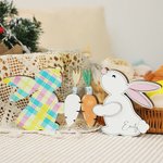 Personalised Bunny Rabbit Carrot Wooden Money Holder with Name Easter Home Decor Birthday Gift for Boys Girls