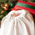 Personalisierte Rentier Weihnachten Drawstring Geschenk Tasche mit Namen Frohe Weihnachten Party Favors für Kinder Familie