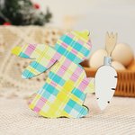 Personalised Bunny Rabbit Carrot Wooden Money Holder with Name Easter Home Decor Birthday Gift for Boys Girls