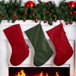 Bas de Noël 3D personnalisé avec nom Bonhomme de neige Père Noël Renne Cadeau d'anniversaire pour ami Famille