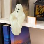 Fantasma de lectura personalizado impreso en 3D que brilla en la oscuridad decoración de mesa regalo de Halloween para amantes de los libros
