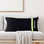 Funda de Almohada Bordada Personalizada de Bombero con Raya Reflectante y Nombre Decoración del Hogar Regalo de Cumpleaños para Bomberos