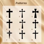 Gepersonaliseerd Kruis Geboorte Bloem Leren Flip Telefoonhoesje voor Apple Samsung met Kaarthouder RFID Blokkering Religieus Doopcadeau voor Christen