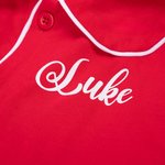 Personalised Soft Christmas Red Kid Pajama Matching Set with Name Christmas Eve Party Gift for Boys Girls