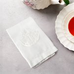 Personalisierte Stickerei Monogramm Initialen saugfähige Leinen Tuch Serviette Küche Geschirrtuch Party Tischdekoration Housewarming Geschenk für Familie Freund