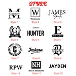 Trousse de Toilette en Cuir Personnalisée avec Nom Initiale ou Texte Accessoire de Voyage avec Poignée Cadeau Noël Anniversaire pour Hommes