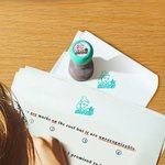 Personalized Face Portrait Gesture Self-Inking Teacher Stamp with Text Stationery Back To School Thank You Gift for Teacher