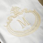 Personalisierte Stickerei Monogramm Initialen saugfähige Leinen Tuch Serviette Küche Geschirrtuch Party Tischdekoration Housewarming Geschenk für Familie Freund