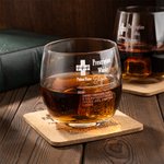 Vasos de Whisky Bourbon Personalizados con Nombre Grabado a Láser Regalo de Cumpleaños Día del Padre para Abuelo Papá Amantes del Whisky