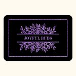 Personalized Multicolour Faux Glitter Daisy Rose Floral Anti-slip Door Mat with Text Flower Shop New Business Birthday Gift for Florists