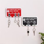 Llavero de pared personalizado en 3D con 4 llaveros Regalo de cumpleaños Aniversario para corredor