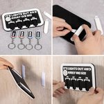 Llavero de pared personalizado en 3D con 4 llaveros Regalo de cumpleaños Aniversario para corredor