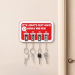 Llavero de pared personalizado en 3D con 4 llaveros Regalo de cumpleaños Aniversario para corredor