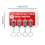 Llavero de pared personalizado en 3D con 4 llaveros Regalo de cumpleaños Aniversario para corredor