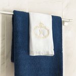 Personalisierte Stickerei Monogramm Initialen saugfähige Leinen Tuch Serviette Küche Geschirrtuch Party Tischdekoration Housewarming Geschenk für Familie Freund