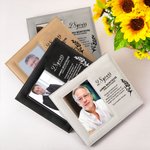 Personalized Congratulations On Your Retirement Leather Photo Frame with Name and Year Retirement Gift for Family Friend