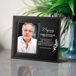 Personalized Congratulations On Your Retirement Leather Photo Frame with Name and Year Retirement Gift for Family Friend