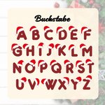 Personalisierter Gestrickter Weihnachtsstrumpf mit Stickerei Namen Initiale Kamin Weihnachtsbaum Schmuck Ornament Geschenk für Familie Freunde