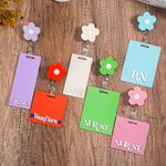 Personalizzato carino Daisy ID Badge Buddy Reel con testo Grazie Regalo della settimana dell'infermiere per il personale medico infermieristico