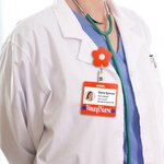 Personalizzato carino Daisy ID Badge Buddy Reel con testo Grazie Regalo della settimana dell'infermiere per il personale medico infermieristico