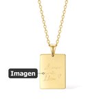 Collar personalizado grabado con firma de mano real joya conmemorativa regalo de cumpleaños o aniversario para mujeres