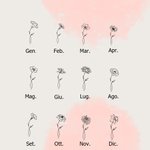 Portafoglio personalizzato in pelle PU con fiore di nascita pieghevole a tre scomparti portacarte regalo di compleanno per donne