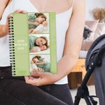 Personalised 3 Photos A5 Spiral Notebook with Text 60 Sheets Mother's Day Father's Day Anniversary Gift for Family Couple