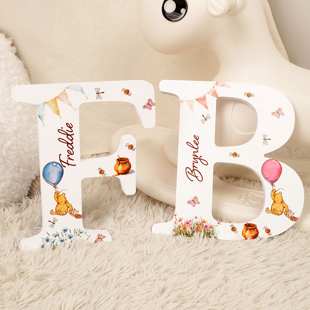 Plaque Porte Prénom Enfant Personnalisée En Bois - Forme Oiseau - Décoration Chambre