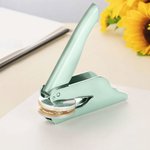 Personalised Moon and Stars Flower Pet Hand Held Book Embosser Stamp Set with Name and Quote Birthday Gift for Cat Dog Lover Book Lover