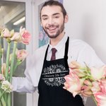 Gepersonaliseerde Rose Daisy Floral Tekst Verstelbaar Schort met Zak Bloemenwinkel Opening Verjaardagscadeau voor Bloemschikken Tuinieren Liefhebbers