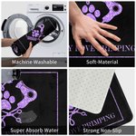 Paillasson personnalisé avec texte pour salon de toilettage Cadeau d'affaires pour toiletteur d'animaux de compagnie