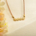 Collier personnalisé 1-8 fleurs de naissance Bijoux de famille Cadeau de fête des mères Cadeau d'anniversaire pour femmes