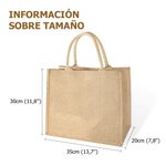 Bolso de yute personalizado de gran capacidad con dibujo lindo flor de nacimiento y nombre regalo del Día de la Madre y cumpleaños para mujer o niña