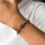 Personalized Adjustable Projection Dog Cat Photo Natural Stone Bracelet Birthday Anniversary Gift for Pet Lovers