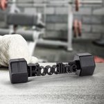 Brighten Your Space Lift Your Spirit - Personalized 3D Printing Name Dumbbell Desk Decor