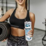 Henkilökohtainen vesivärikuntolaitteet Miksi aloitit 20oz Skinny Tumbler kannella olki motivoiva syntymäpäivälahja harjoitteluvalmentajalle Kuntosali 