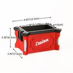 Personalized Cool Stash Box Style 3D Print Business Card Holder with Text Office Dest Accessory Business Christmas Gift for Men