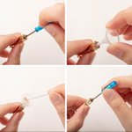 Personalized 1-4 Sides Engraved Ashes Urn Bar Necklace with Birth Flower and Text Cremation Jewellery Memorial Gift for Her