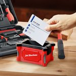 Personalized Cool Stash Box Style 3D Print Business Card Holder with Text Office Dest Accessory Business Christmas Gift for Men