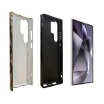 Custodia per telefono in vetro colorato con iniziali per iPhone Samsung Compleanno Regalo del club del libro per gli amanti dei libri.