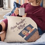 Personalized Our Snuggle Soft Throw Pillow Cover with Name Home Decor Valentine's Day Anniversary Housewarming Gift for Couple Newlywed