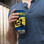 Gant de boxe multicolore personnalisé 20oz avec couvercle et paille Cadeau d'anniversaire pour les amoureux du sport et de la boxe