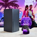 Personalized LED Color Changing Light Controller Holder Headset Stand with Name and ID Desk Decor Birthday Gift for Men Game Lover