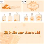 Personalisiertes Blumen Berg Gravur Holz Schneidebrett für Würst Käse mit Namen Text Griff Hochzeit Hauseinweihung Weihnachten Geschenk für Familie