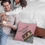 Personalized Our Snuggle Soft Throw Pillow Cover with Name Home Decor Valentine's Day Anniversary Housewarming Gift for Couple Newlywed