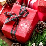 Personlig Til Death Do Us Part Kissing Skeletons Clear Acrylic Ornament med namn och år Gothic Home Decor Halloween Anniversary Gift for Couple