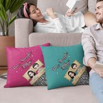 Personalized Our Snuggle Soft Throw Pillow Cover with Name Home Decor Valentine's Day Anniversary Housewarming Gift for Couple Newlywed