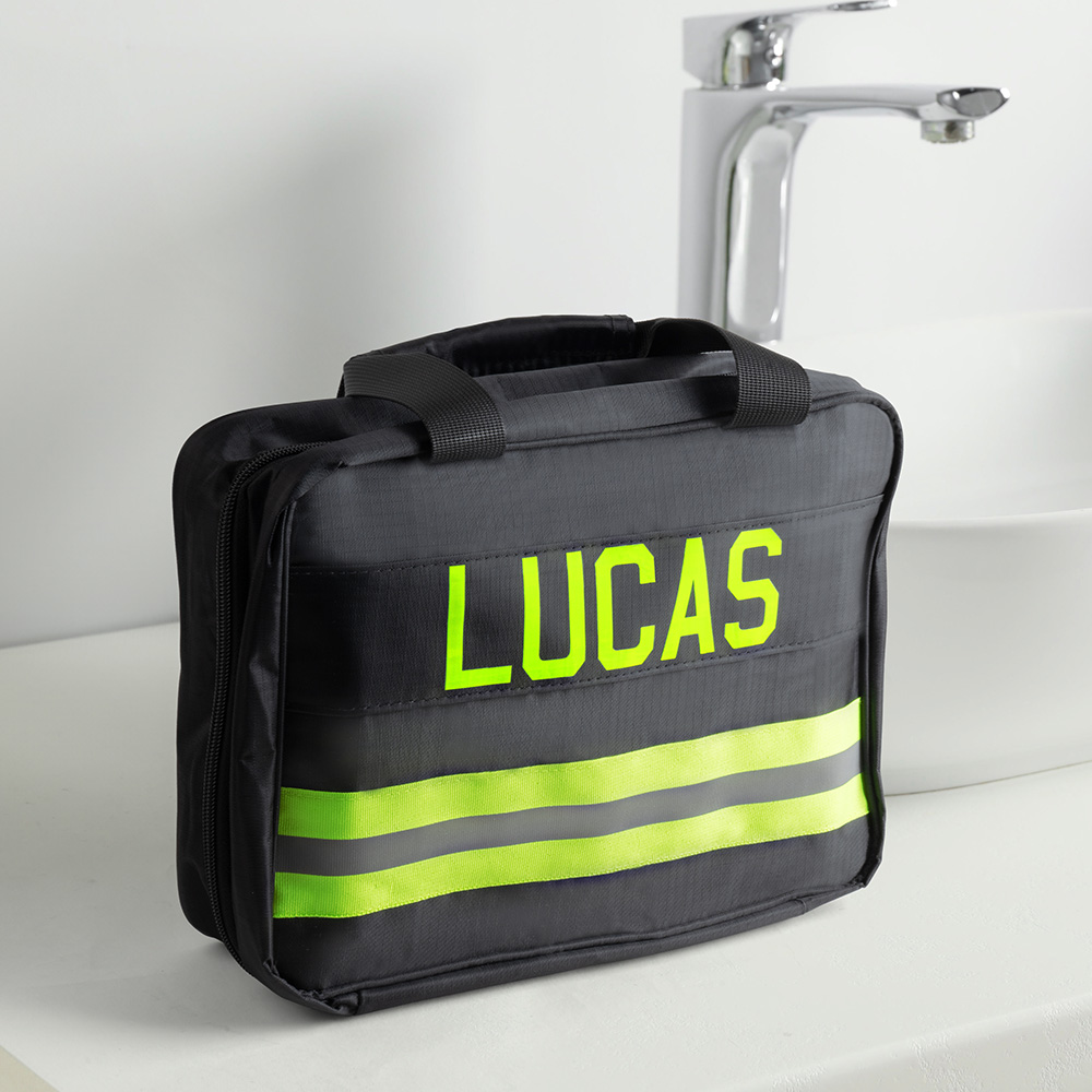 Sacoche de toilette étanche à plusieurs compartiments pour les pompiers Cadeau d'anniversaire pour les pompiers