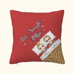 Personalized Our Snuggle Soft Throw Pillow Cover with Name Home Decor Valentine's Day Anniversary Housewarming Gift for Couple Newlywed